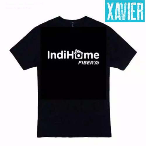 Kaos Tshirt Baju Combed 30S Distro IndiHome 100% FiBER indi home Google Play App Store polos custom 