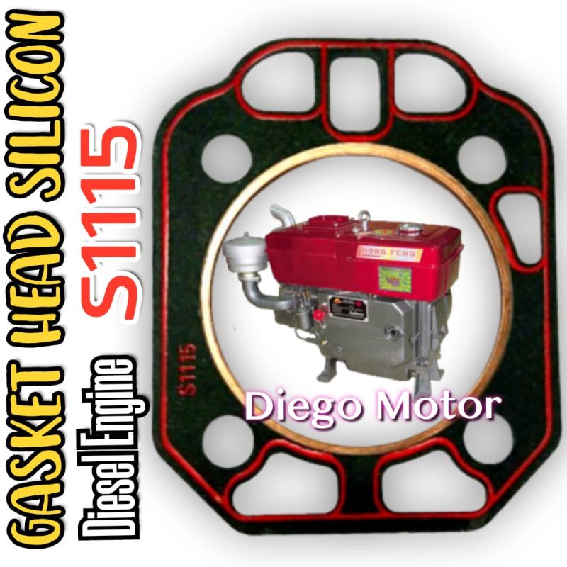 S1115 ZS1115 Gasket Head Paking Kop Deksel Mesin Diesel DongFeng JiangDong Shark dll