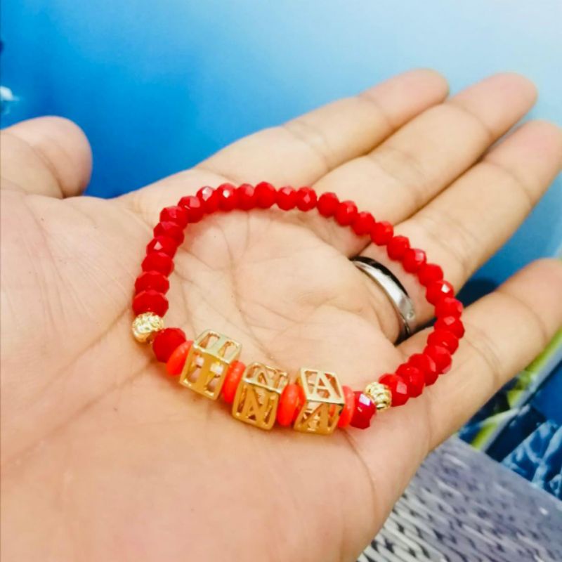 Gelang nama gelang kristal gelang alphabet gelang huruf gelang inisial gelang adjad