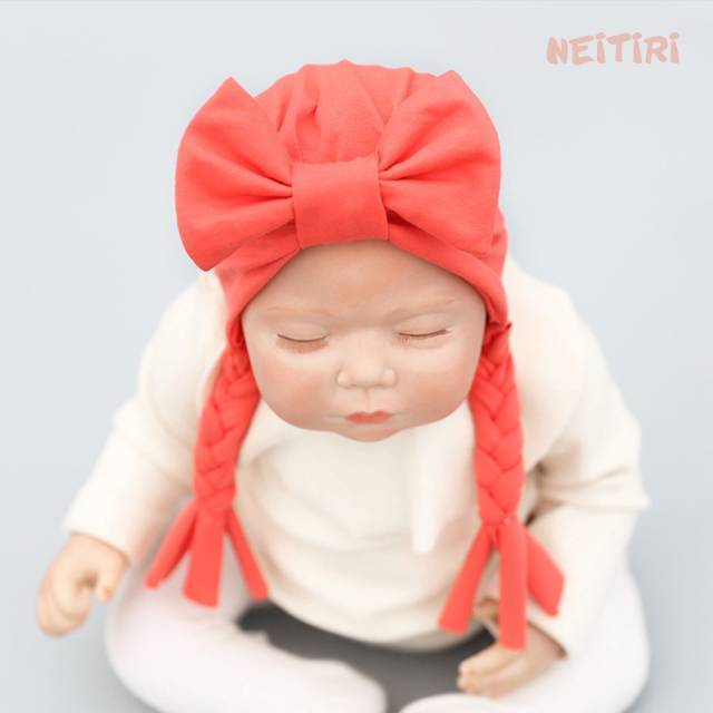 Turban Pita Bayi / Ciput Bayi Pita / Turban Kepang Bayi Anak Perempuan / Ciput Bayi Newborn