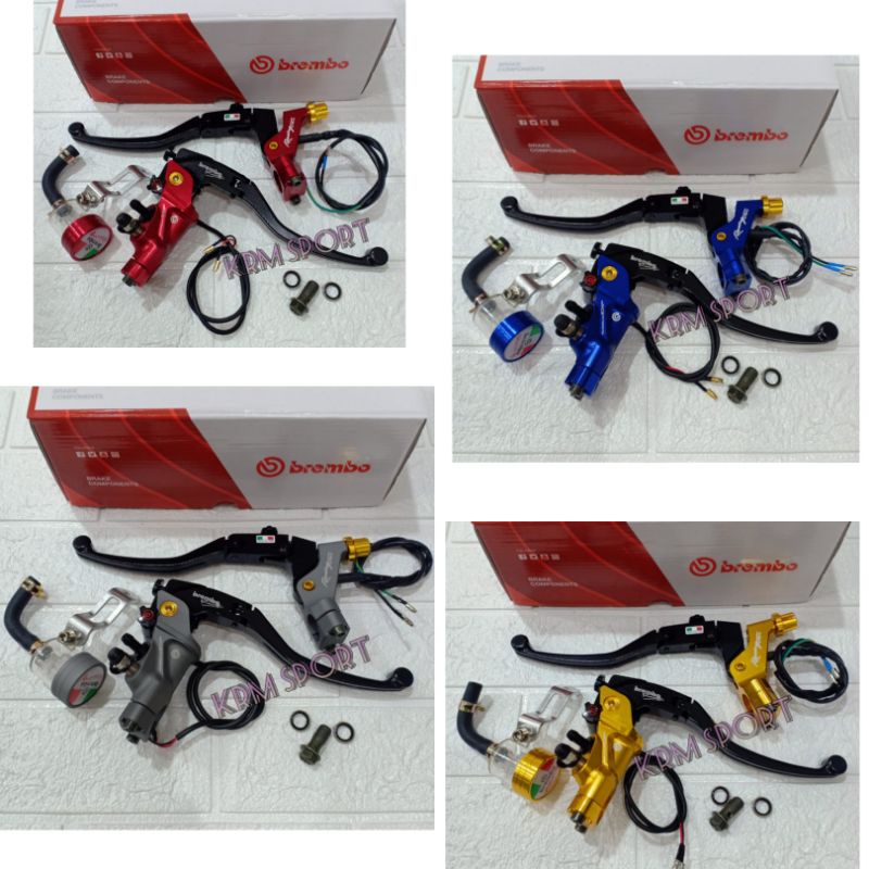 Master rem corsa corta/rcs 19 brambo universal pemakian bisa untuk motor ninja r/rr vixion klx dll