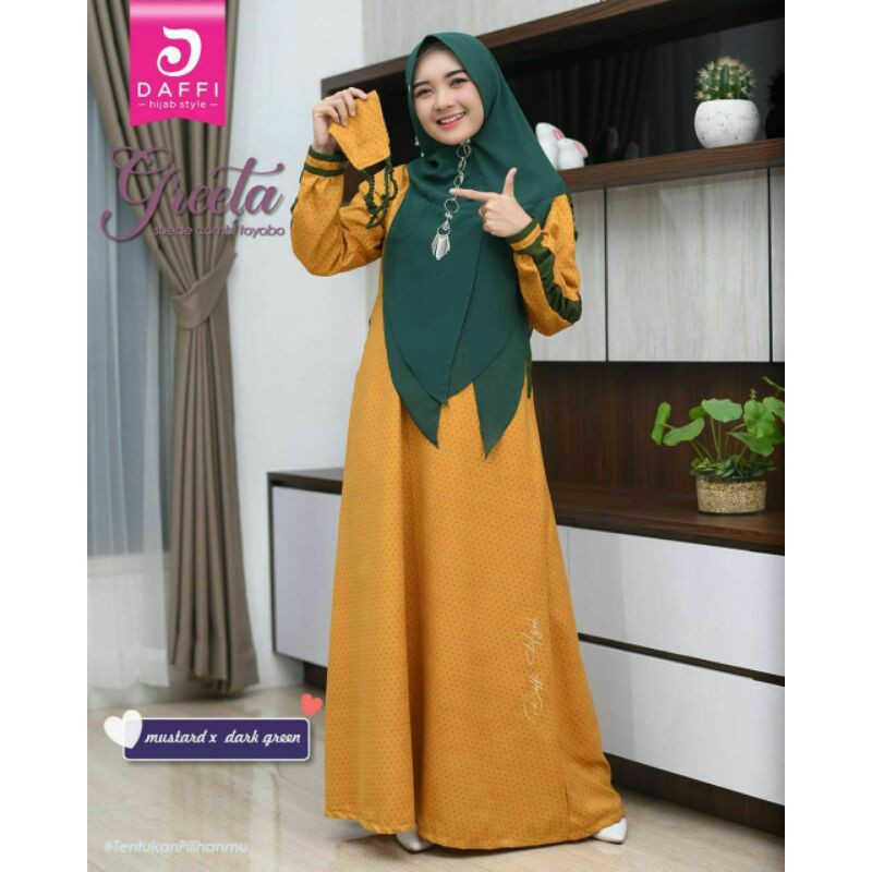 Gamis Greeta Daffi size s