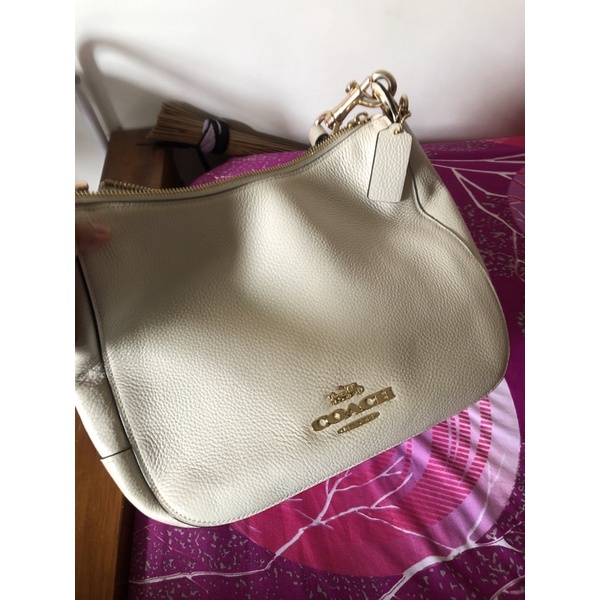 preloved tas coach white