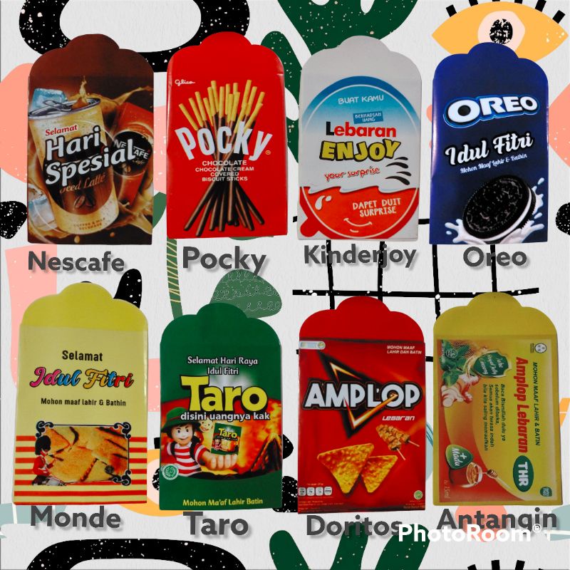 

AMPLOP VIRAL KEKINIAN LEBARAN ANAK MURAH MOTIF SNACK LUCU