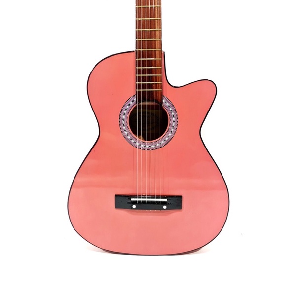 Gitar Akustik Yamaha Tipe F310 P Warna Pink Model Coak Senar String Murah Jakarta buat Pemula atau Belajar Kado