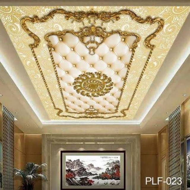 Wallpaper plafon  3D klasik  mewah  harga grosir termurah 