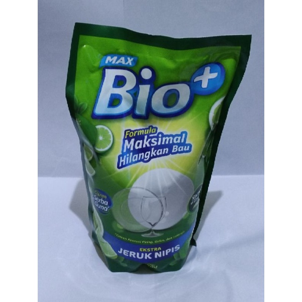 Max Bio+ Cairan pencuci Piring Jeruk Nipis 680ml