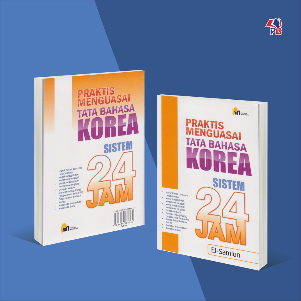 Praktis Menguasai Tata Bahasa Belanda Jepang Jerman Korea Mandarin Sistem 24 Jam - Pustaka Baru-Bahasa Korea