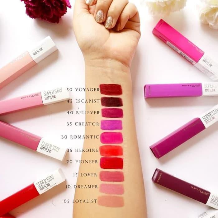 1 LUSIN Lipstik/LIPCREAM Superstay Matte Ink/ Lip Cream/ Lipstick/ Makeup Bibir warna RANDOM