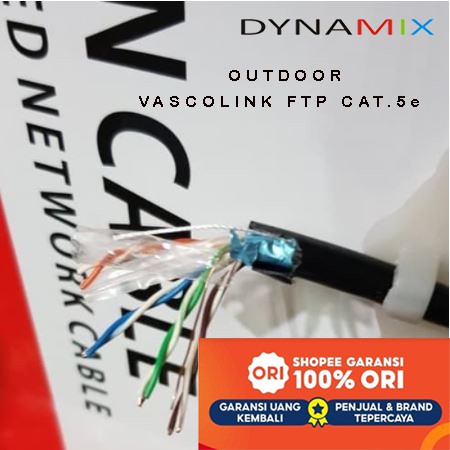 Eceran Outdoor Kabel LAN Vascolink FTP Cat.5e CCA 305m Black | Cat5e