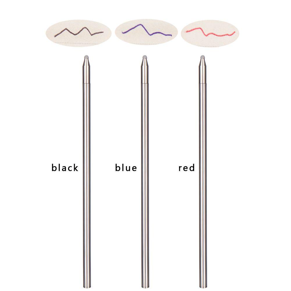 Suyo 5PCS/Lot Diamond Pen Refills Kantor Sekolah Perlengkapan Menulis Aksesoris Belajar Bolpoin Medium Nib Core