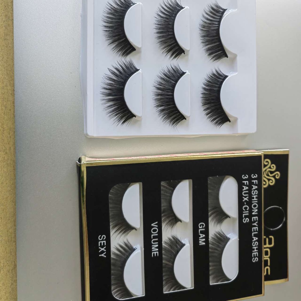 Bulu mata Palsu 3D False Lashes Mink Lashes Bulu Tebal Halus &amp; Lentik Taiwan Lash