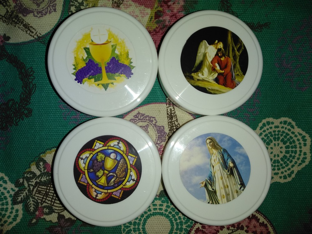 Wadah Rosario (piksis) | Plastik Ulir | Diameter 6cm