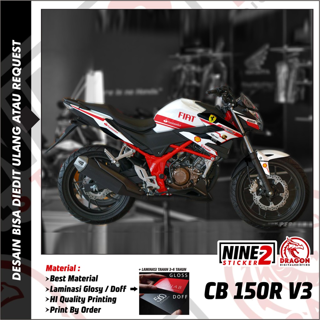 Decal Stiker cb150r V3 Striping cb150r Full Body Decal cb150r Sticker cb150r 22