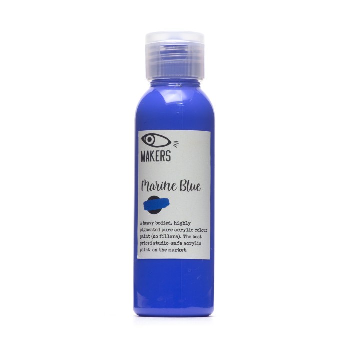 

Marine Blue Acrylic Paint 100ml by MAKERS