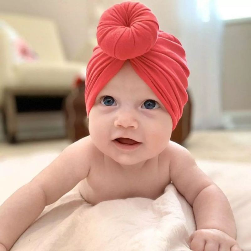 turban Donat anak bayi perempuan Usia 0 - 3 Tahun | ciput baby new born 6 - 2 thn | bandana Baby Girl newborn import Premium lucu 1 - 5 Bulan