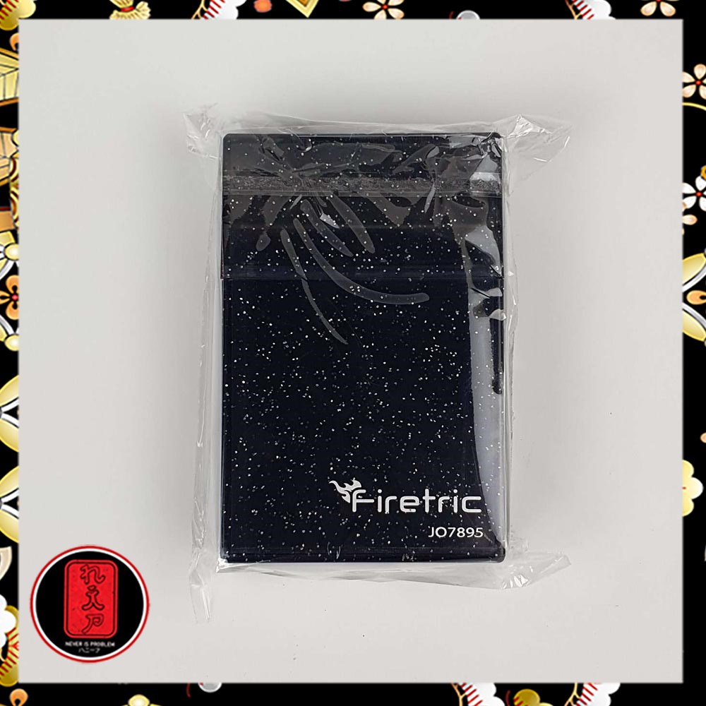 Firetric Kotak Rokok Fashion Plastic Clear Cigarette Case 20 Rokok - JO7895 - Black