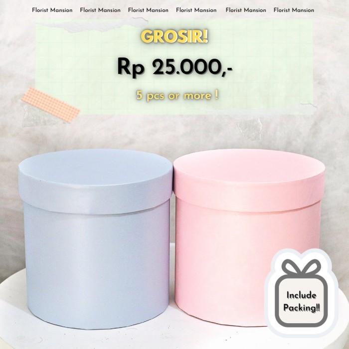 

Round Box 15Cm / Bloom Box / Box Bulat 014