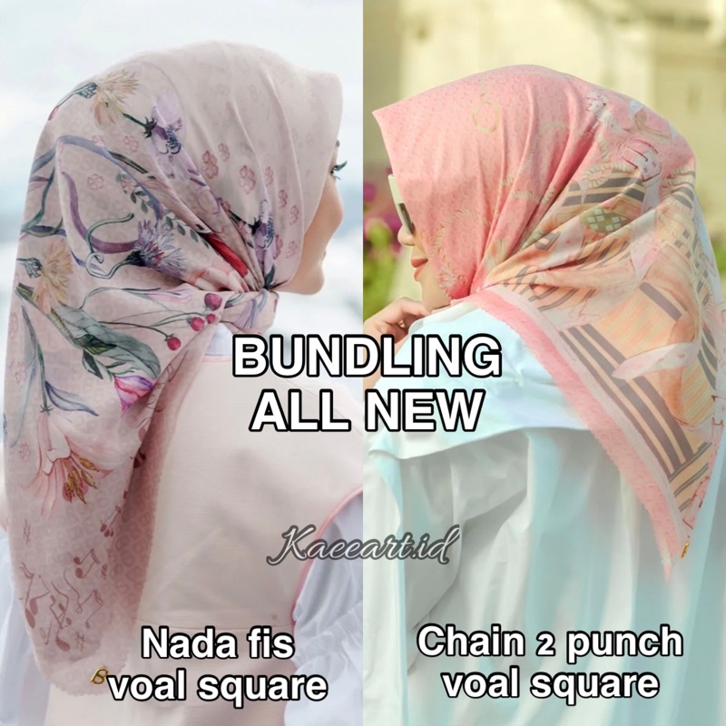 BUNDLING nada fis voal square by buttonscarves
