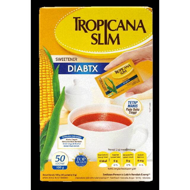 

Tropicana slim diabetic 25's/50's