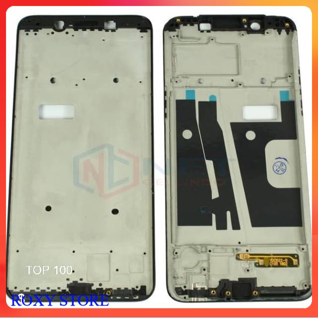 FRAME BEZZEL TULANG TENGAH TATAKAN LCD OPPO F5 F5 PRO ORIGINAL