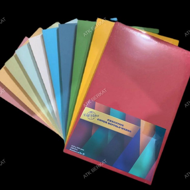 

kertas- kertas karton buffalo uk folio cover jilid - putih -kertas.