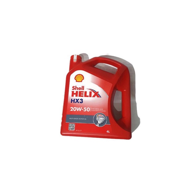 Oli Mesin Mobil Shell Helix HX3 20W50 Galon 4 Liter