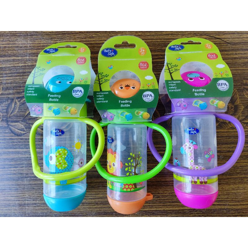 Botol Susu Bayi BABY SAFE  / BabySafe AP002 reguler 250ml / babysafe AP004 wide neck 250ml