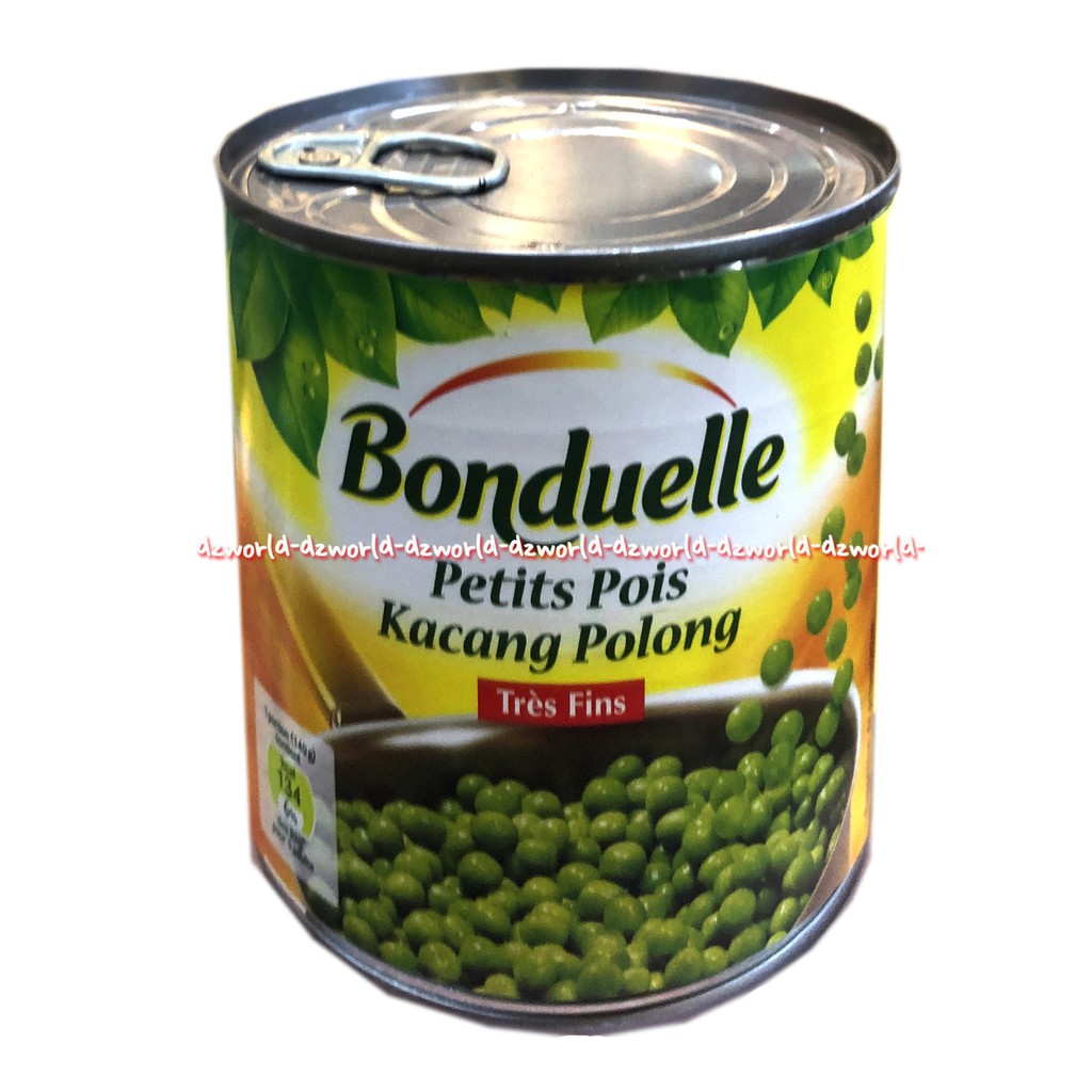 Bonduelle Petits Pois Tres Fins Kacang Polong Kaleng Hijau 100gr