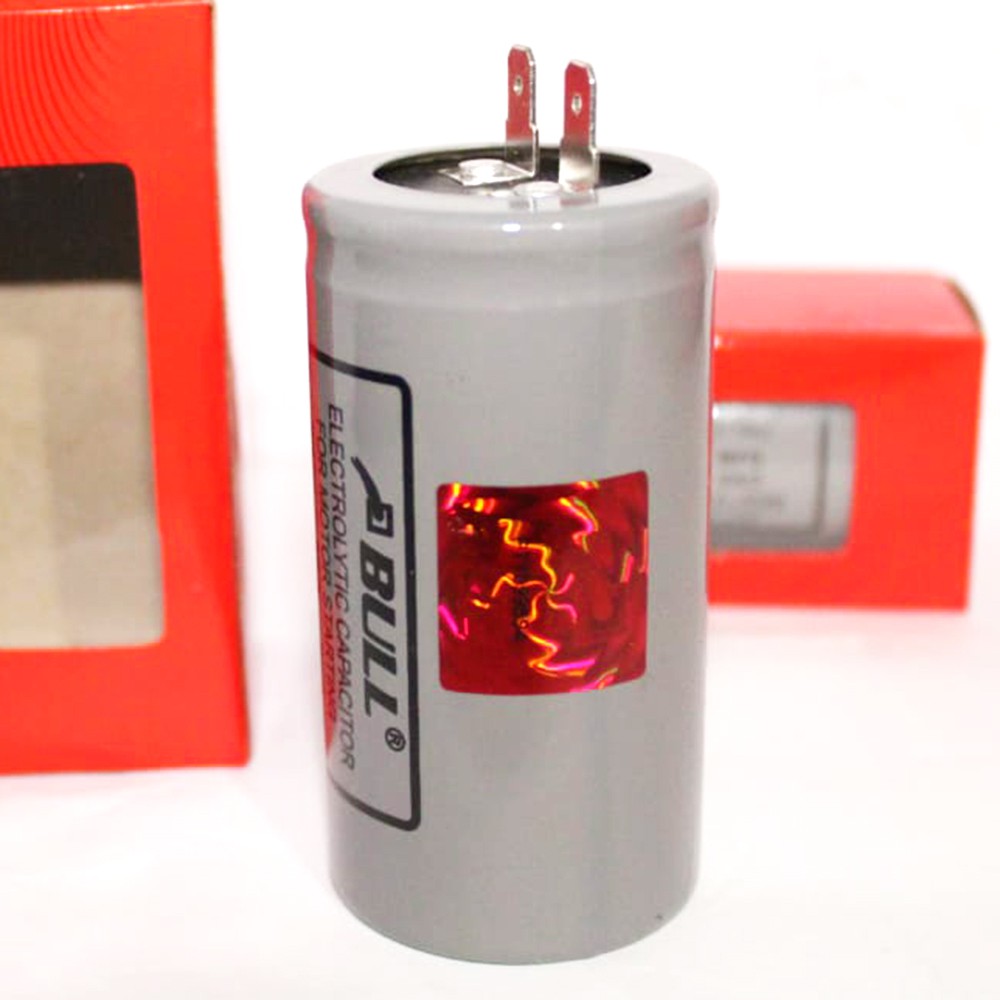 Kapasitor Dinamo / Kapasitor Elektrolit 100 MF - 600 MF BULL