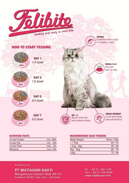 Makanan Kucing Felibite 1kg 2x500gr Murah Saja Shopee Indonesia