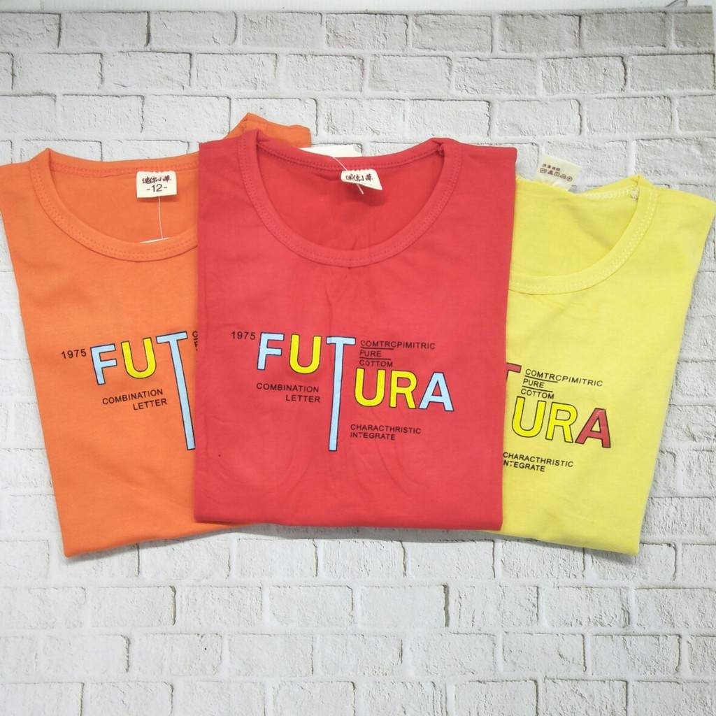 Kaos anak laki laki unisex 100% import murah usia 1-5 Thn gambar - TSH FUTURA