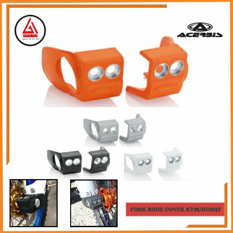 FORK SHOE COVER ACERBIS ORIGINAL, COVER SHOCK ACERBIS KTM HUSQVARNA