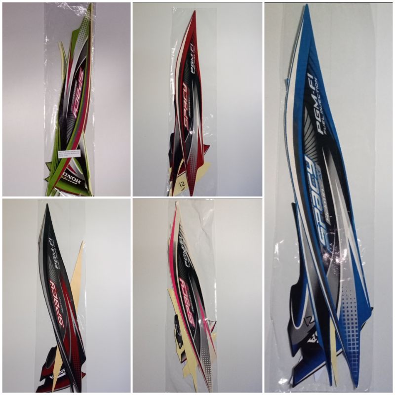 striping sticker Honda spacy fi 2012