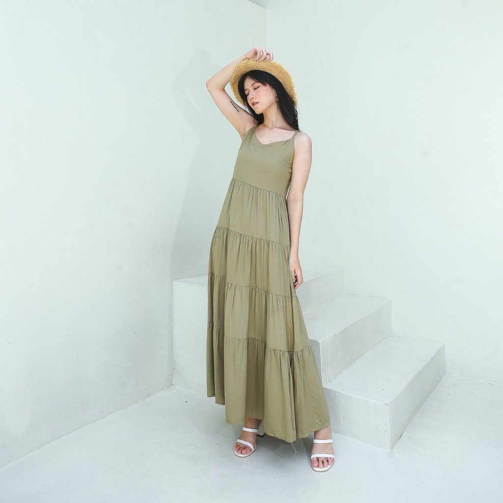 V910 Sora Long Dress -  8 COLORS &amp; 2 SIZE