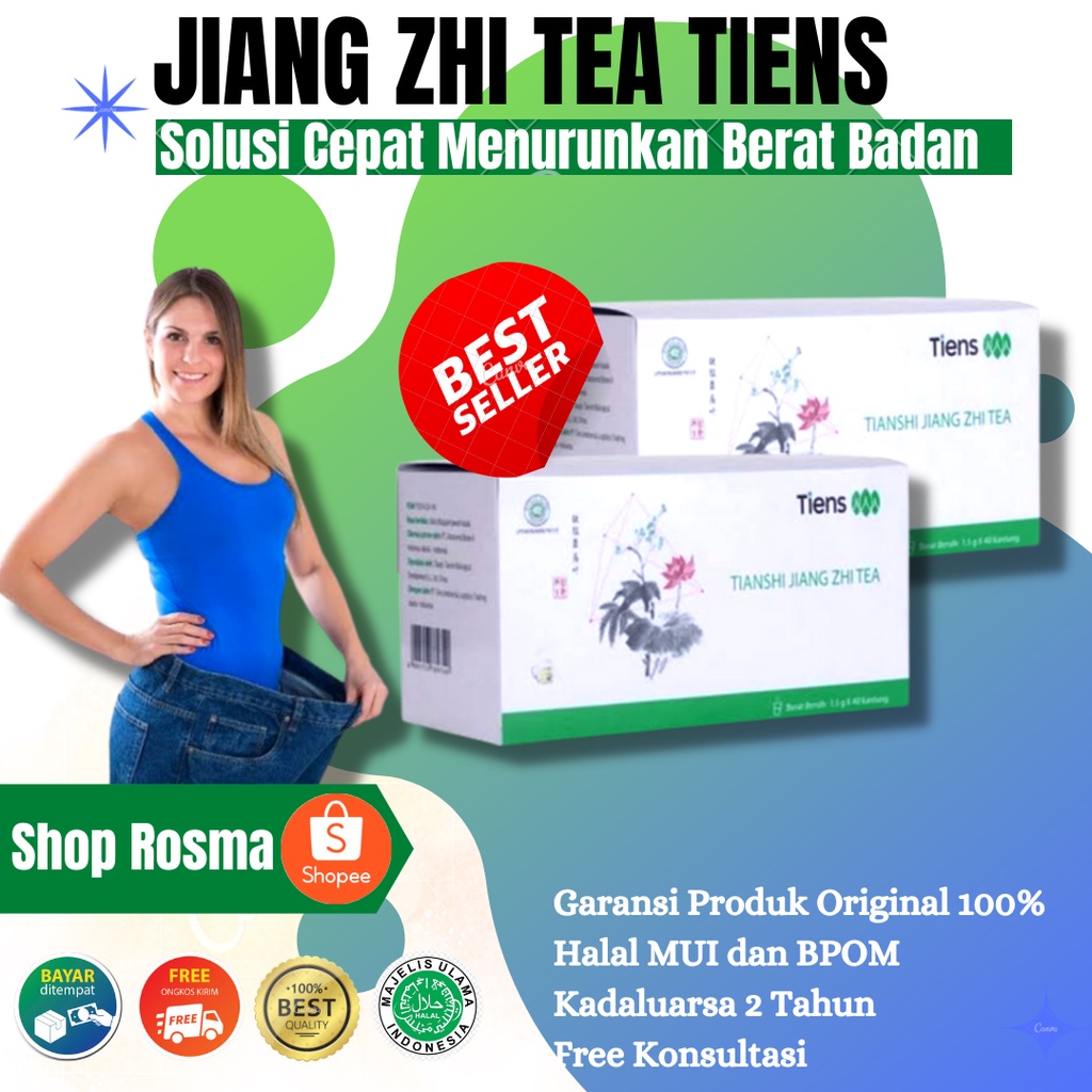 Jual Tianshi Jiang Zhi Tea Original Teh Detox Bpom Halal Mui Teh Pelangsing Penurun Berat Badan