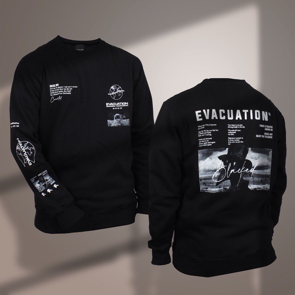 SWEATER DOBUJECK KUBUS LOGO / DOBUJECK SWEATER LITTLE LOGO 2 DIJON CREWNECK / CN DOBUJECK EVACUATION MURAH