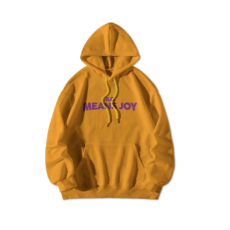 Ilomeansjoy Hoodie Mustard HD02