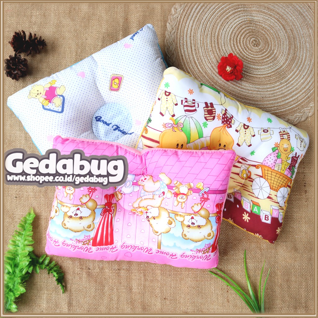 Bantal Peang Okiyo Bulu / Bantal Bayi Peyang Oky 030 - gedabug