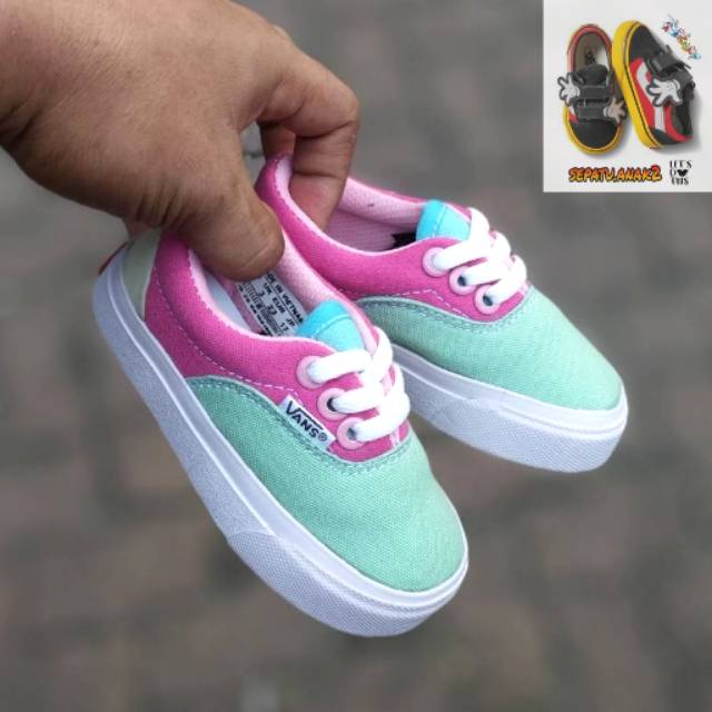 pink and green vans