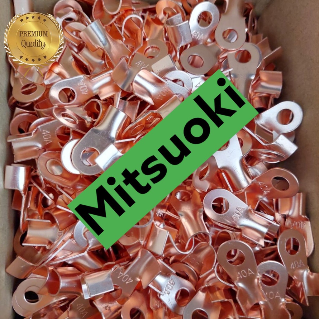 KABEL SKUN RING/ KABEL SKUN TEMBAGA OT-10A,30A,40A,50A,60A,80A tembaga merah