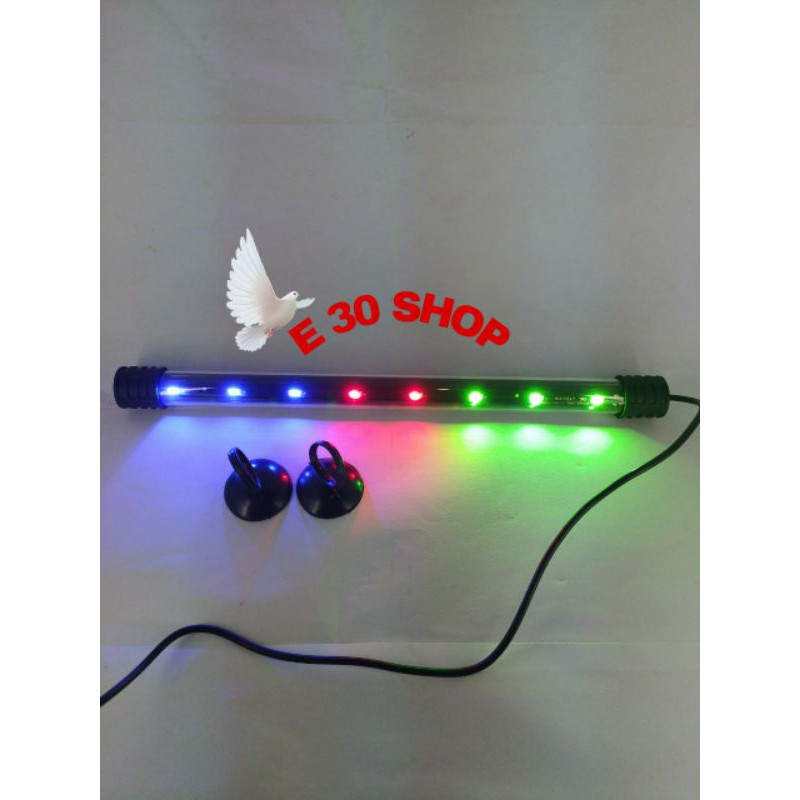 LAMPU LED AQUARIUM IKAN CELUP 30cm //3 WARNA//