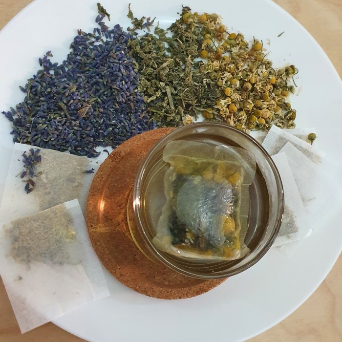 

teh-daun- tisane deep sleep tea | teh relaksasi | tidur pulas premium guttein - 7 bags -daun-teh.
