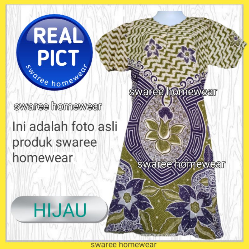 Baju Batik Wanita Daster Murah Busui Baju Wanita Batik Pekalongan Daster Rayon Modern Lengan Pendek