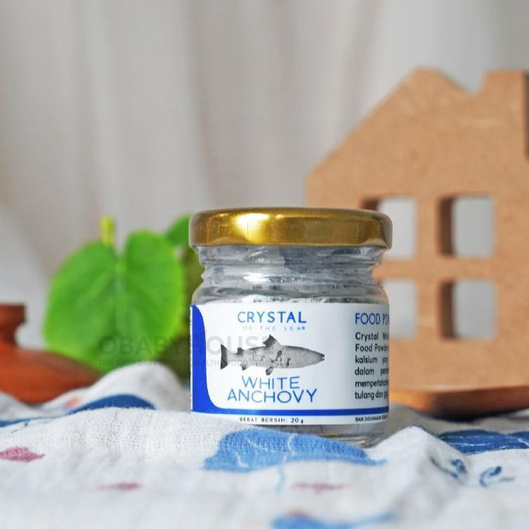 

JMI Crystal of the Sea White Anchovy Powder / Bubuk Teri 20 gr (BPOM Certified) FDZ J