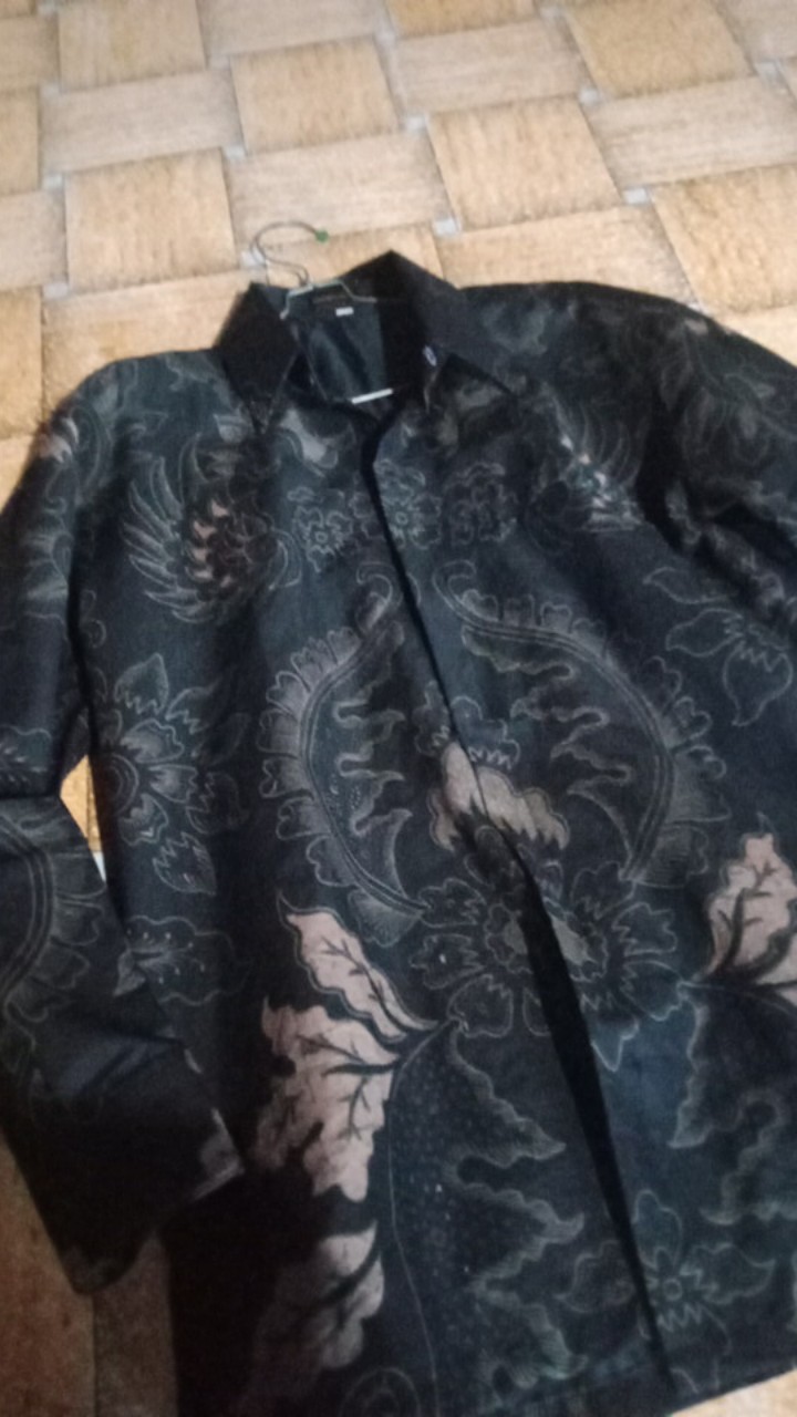 Mahkota Batik Pria Lengan Panjang Full Furing Batik Solo