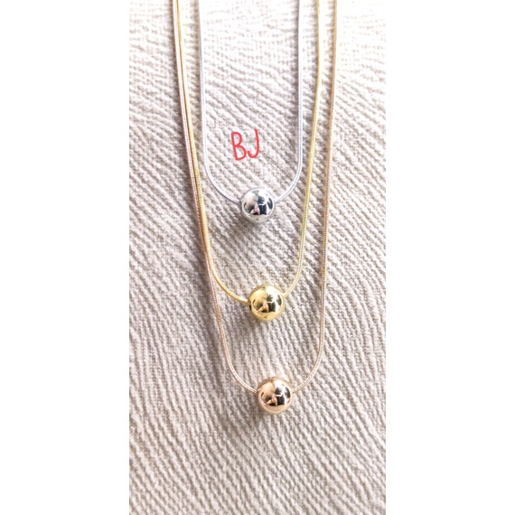 KALUNG MODEL LIONTIN BOBA/ KALUNG SIMPLE/ KALUNG TITANIUM/ AKSESORIS WANITA KOREA