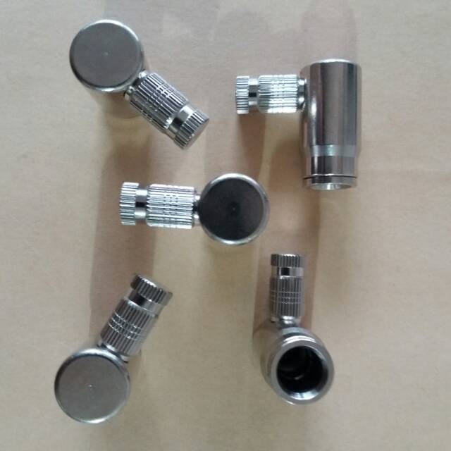 End Conector plus Nozzle Stainless Steel Untuk selang pompa RO 3/8in