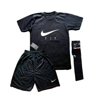 Fullset kaos nike fly kaos kaki baju  olahraga futsal  