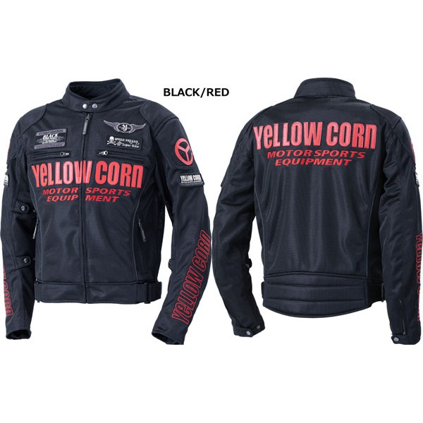 YELLOW CORN JACKET YB0102 BLACK RED | ORIGINAL YELLOW CORN | JAKET PRIA | NEW YELLOW CORN | JAPAN